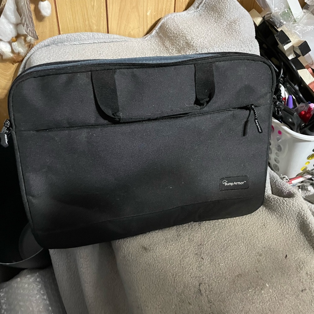 Bump Armor Black Laptop Bag